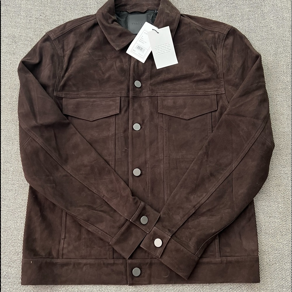 River Trucker Jacket Suede | M | New Never Worn